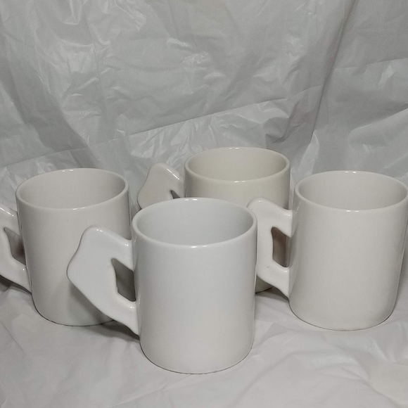 Set of 4 PMC Hummingbird Floral Coffee Mugs - Picture 5 of 11
